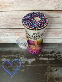 Image 5 of 20oz My Personality Depends Glass Tumbler