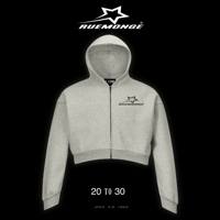 Grey Extended Sleeve hoodie