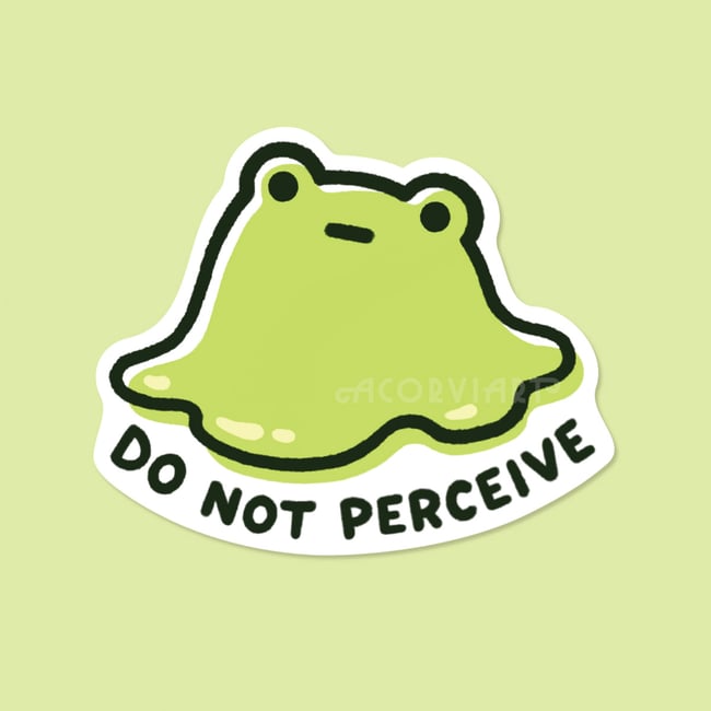 Do Not Perceive Sticker