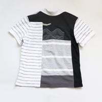 Image 4 of bicycles waves courtneycourtney adult size m/l medium large vneck short sleeve tee tshirt top