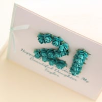 Image 2 of Daughter Birthday Card in Any Age. Personalised Daughter Card. Handmade Daughter Card. 