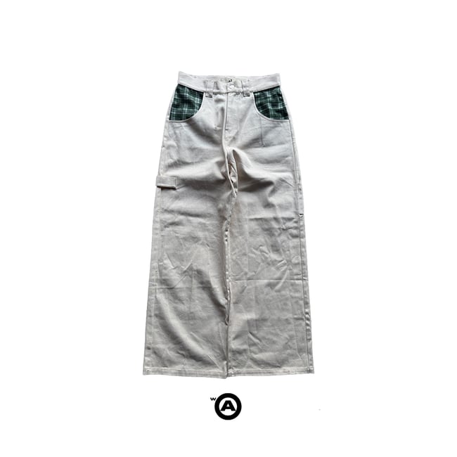 HORIZON CREAM CANVAS PANT (PRE-MADE)
