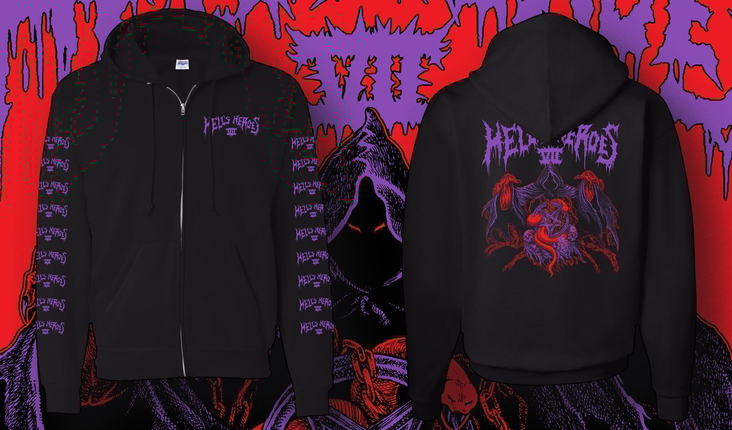 Image of Hell's Heroes VII - Hoodie
