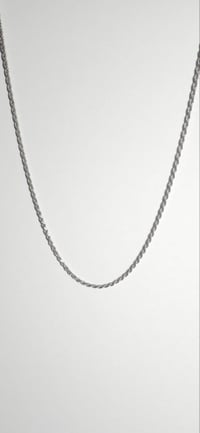 Image 2 of Silver rope chain