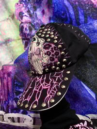Image 2 of Cheetah Anxiety Skull Hat