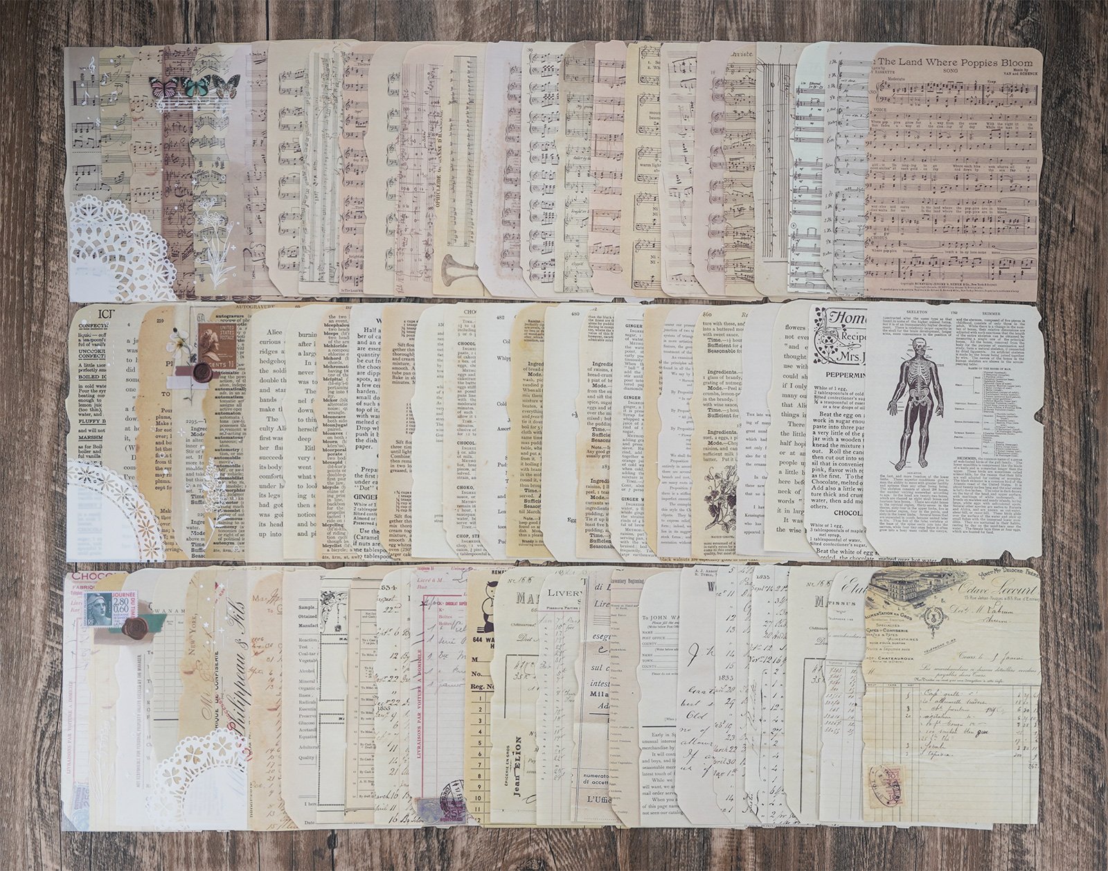 84 stuks Scrapbook Papier Set, Vintage en reliëf decoratief papier voor