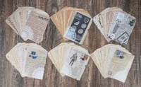 Image 5 of 150 Sheets of Scrapbook Paper, Vintage Journaling Supplies Craft Kits for Bullet Junk Journals