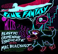 Image 1 of Plastic Crimewave Syndicate / Blue Fantasy  (Solid White with Candy Floss) CARDINAL FUZZ 4 LEFT 