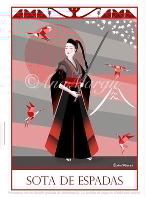 Lámina Tarot 'Sota de Espadas' / 'Page of Swords'