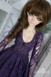 Image 4 of LIMITED - Purple lace gown for MNF/PetiteMarionette girls