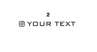 Image 2 of Étiquette personnalisée avec votre Instagram