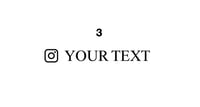 Image 3 of Étiquette personnalisée avec votre Instagram