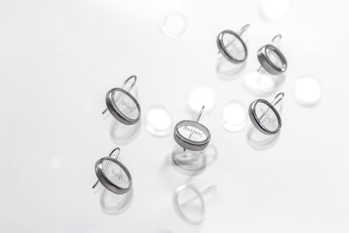 Image of "Spring, morning, freshness / shining..." silver earrings with topaz · ἔαρ εὐάμερ ·