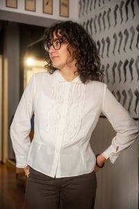 Image 1 of Camicia white S