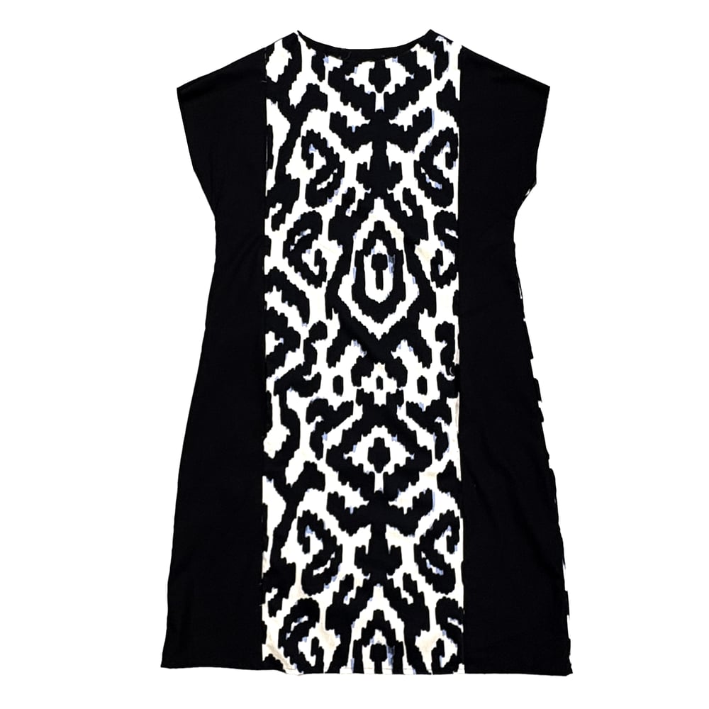 Image of PRINTED FRONT DRESS (A-LINE DRESS)