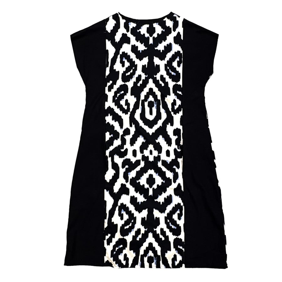 Image of PRINTED FRONT DRESS (A-LINE DRESS)