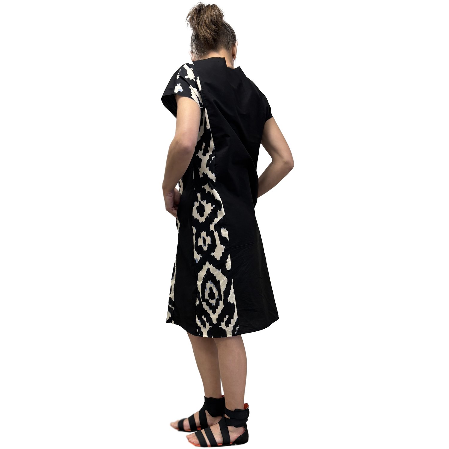 Image of PRINTED FRONT DRESS (A-LINE DRESS)