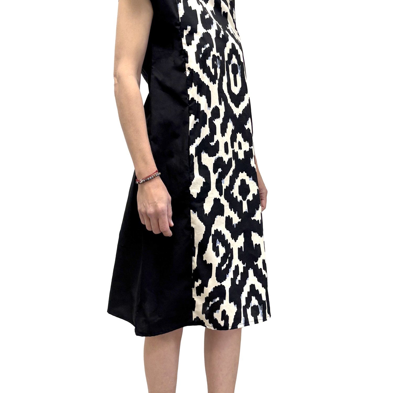 Image of PRINTED FRONT DRESS (A-LINE DRESS)