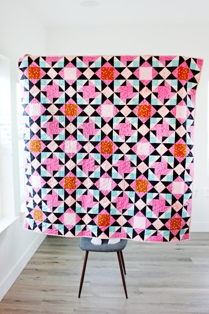 Image of GALACTIC GLOW QUILT Pattern PDF