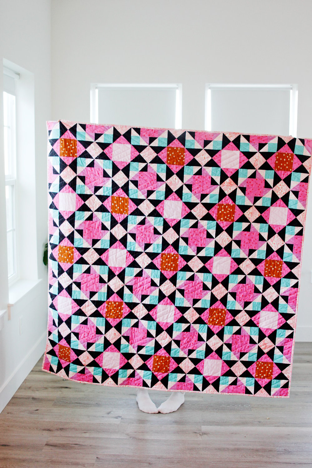 Image of GALACTIC GLOW QUILT Pattern PDF