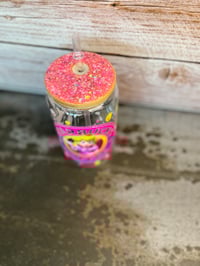 Image 2 of 16oz Princess Peach Glass Tumbler