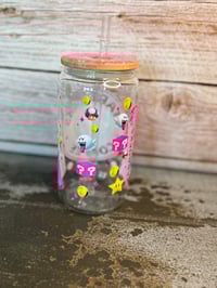 Image 6 of 16oz Princess Peach Glass Tumbler