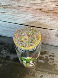 Image 6 of 16oz Grinch Coffee Glass