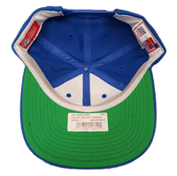 Image 3 of Vintage Sports Specialties Kansas Jayhawks Hat Cap Men's Snapback Blue NCAA