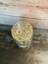Image 8 of 16oz Merry Christmas Glass Snow Globe Tumbler