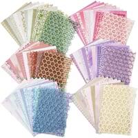Image 1 of 90 Sheets Scrapbook Paper and Decorative Mesh Fabric Assorted Set 5.1x7 Inch