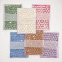 Image 1 of 90 Sheets, Scrapbook Paper and Mesh Assorted Set 5.1x7 Inch