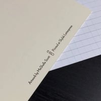 Image 4 of Not Today Satan - 5"x7" Letterpress Print