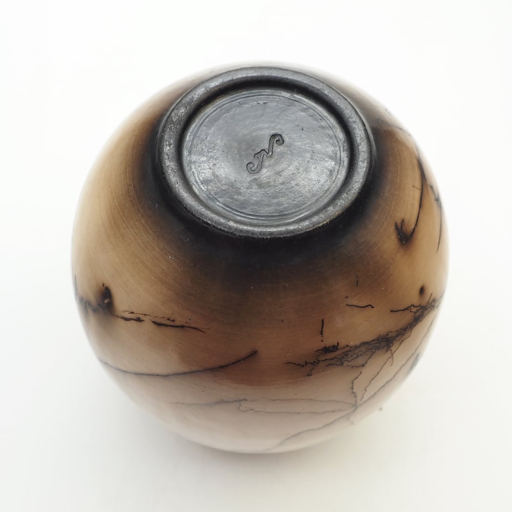 Image of Horsehair Raku Pot 003