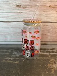 Image 4 of 16oz Scream Glass Tumbler