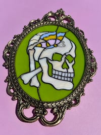 Image 2 of Framed Iridescent Skull
