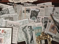 Image 5 of 192 Pieces of Assorted Vintage Scrapbook Paper