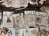 Image 3 of 192 Sheets of Scrapbook Paper - Journaling Scrapbooking Supplies Craft Paper Kits Vintage Room Decor
