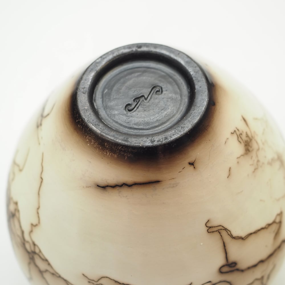 Image of Horsehair Raku Pot 002