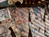 Image 4 of 192 Sheets of Scrapbook Paper - Journaling Scrapbooking Supplies Craft Paper Kits Vintage Room Decor