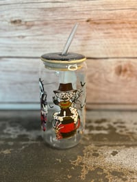 Image 3 of 16oz Scary Movie Coffee Glass Tumbler