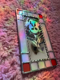 Image 1 of Mirror with Engraved Rose