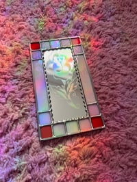 Image 3 of Mirror with Engraved Rose