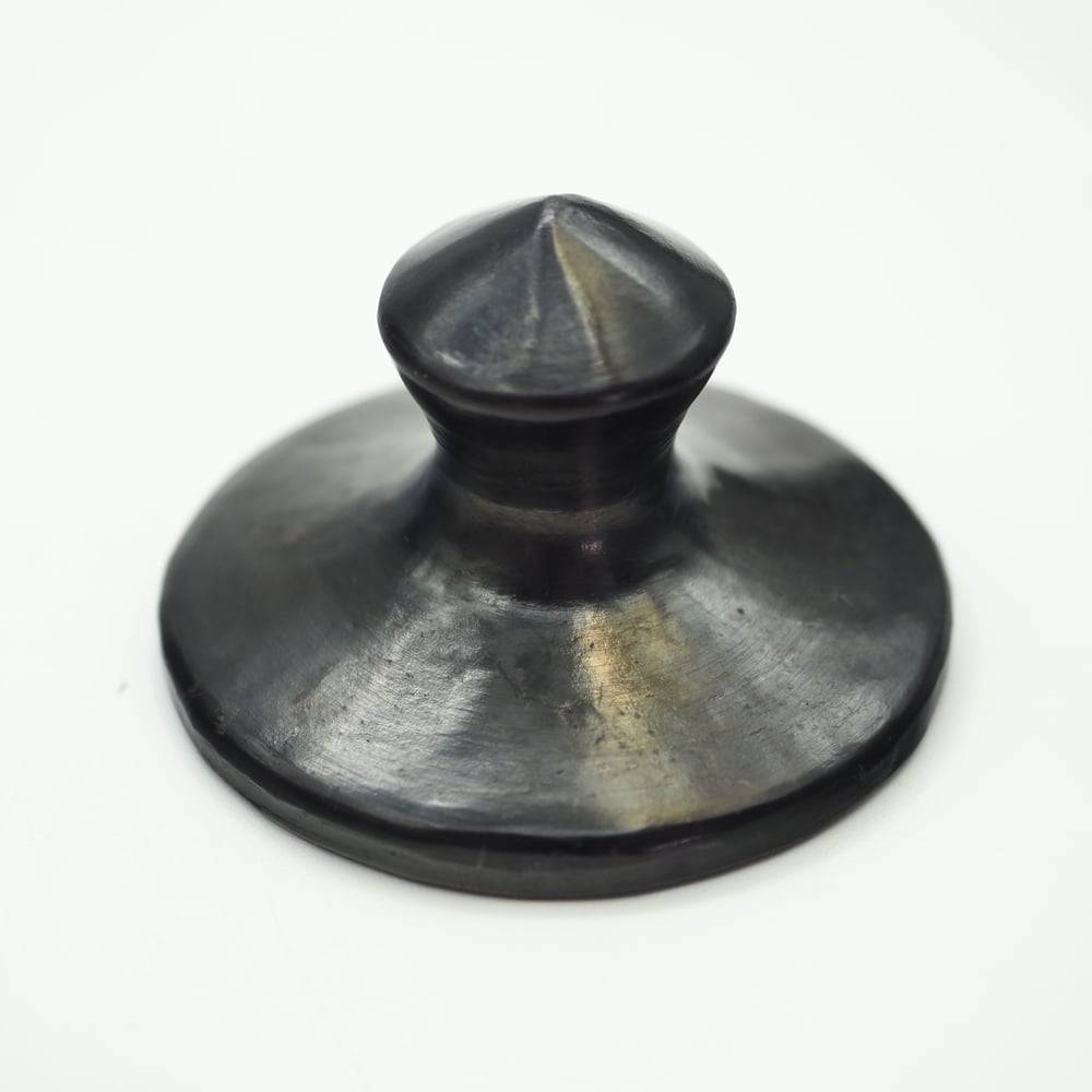 Image of Horsehair Raku Lidded Pot