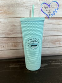 Image 1 of 24oz The Lake is Calling and I Must Go Studded Tumbler