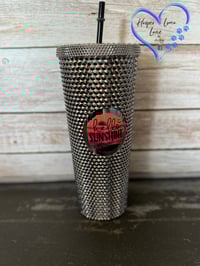 Image 2 of 24oz Hello Sunshine Studded Tumbler
