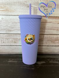 Image 1 of 24oz Honey Bee Studded Tumbler