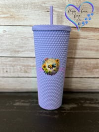 Image 2 of 24oz Honey Bee Studded Tumbler