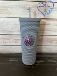Image 2 of 24oz To the Moon and Back Studded Tumbler