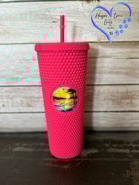 Image 2 of 24oz Summer Fun Studded Tumbler