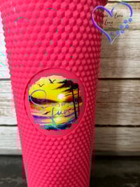 Image 3 of 24oz Summer Fun Studded Tumbler